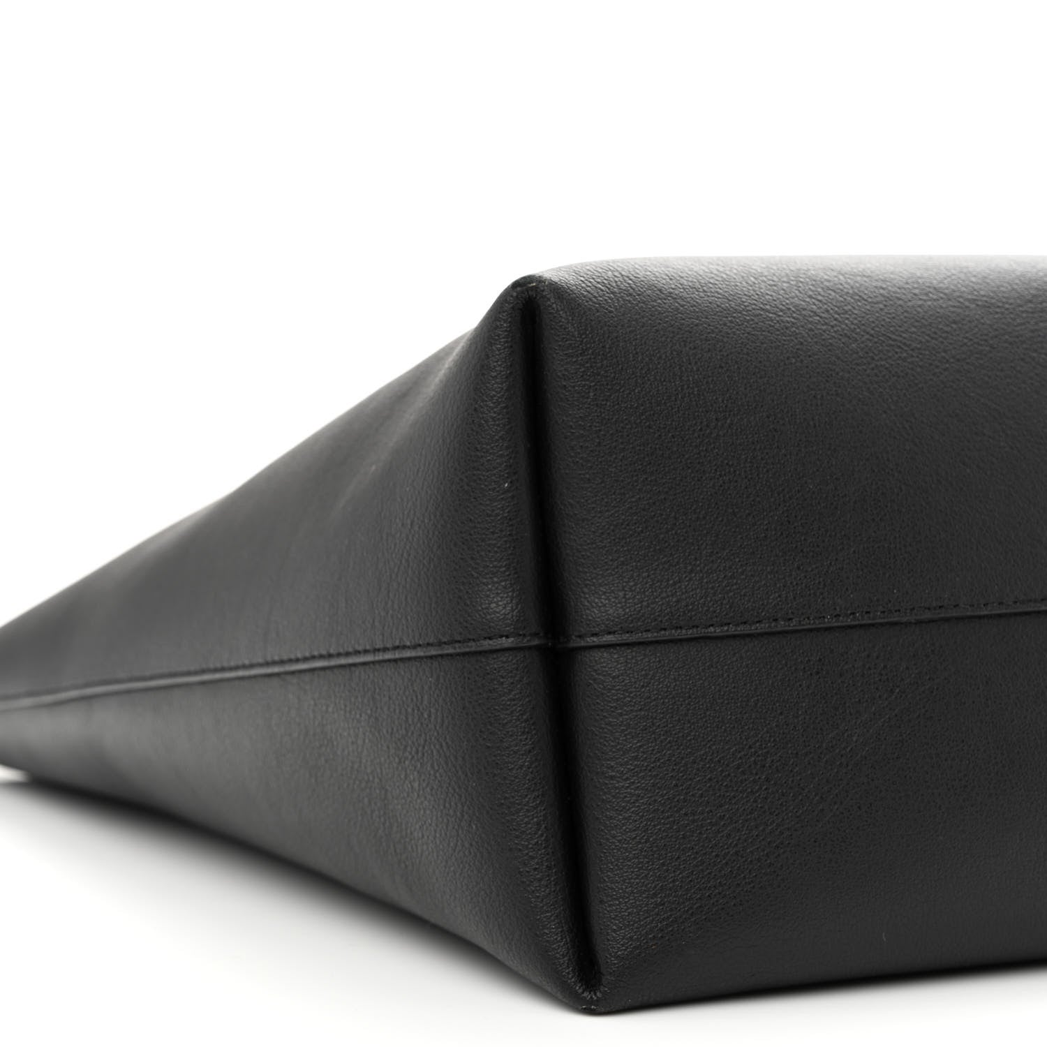 Saint Laurent Calfskin Large Shopping Tote Black 12 of 15