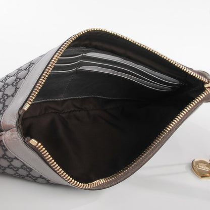 Gucci Metallic Microguccissima Heart Wristlet Grey 5 of 7
