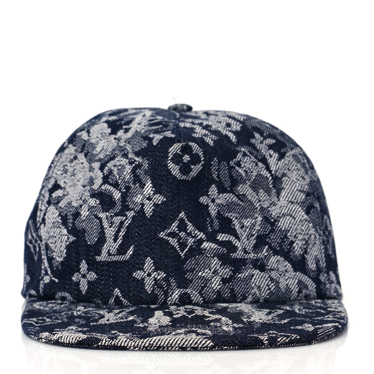 Louis Vuitton Monogram Tapestry Cap 60 Blue 3 of 8