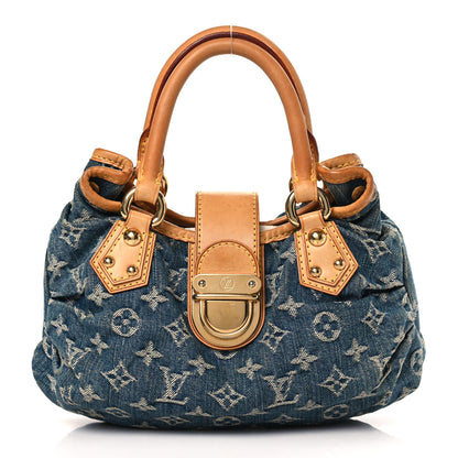 Louis Vuitton Monogram Denim Pleaty Blue 1 of 8