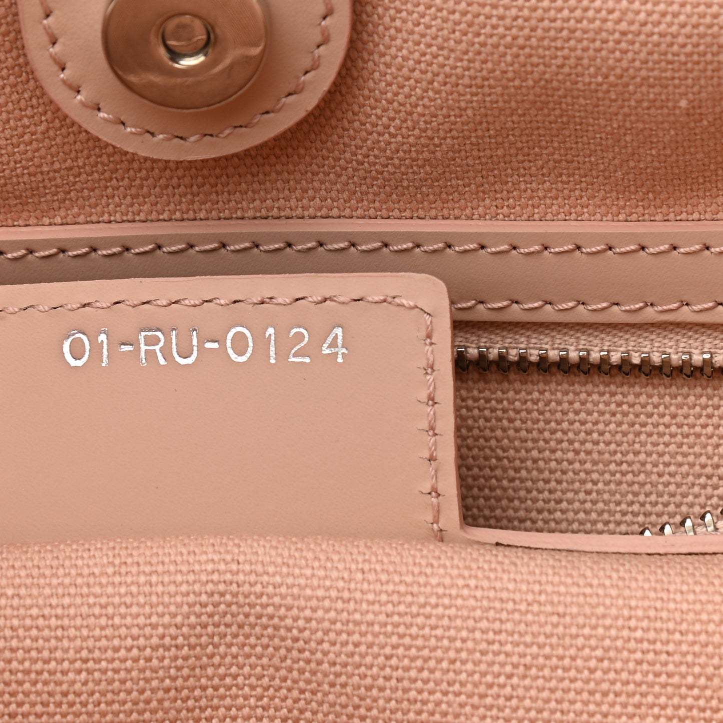 Coated Canvas Cannage Panarea Shopping Tote Rosato