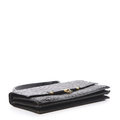 Hermes Ostrich Palonnier Bag Black 4 of 19