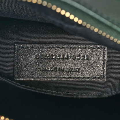 Saint Laurent Calfskin Matelasse Monogram Lou Camera Bag Vert Fonce 6 of 10