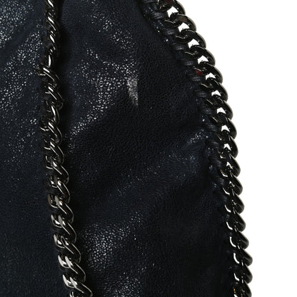Stella McCartney Metallic Shaggy Deer Small Falabella Tote Navy 6 of 13