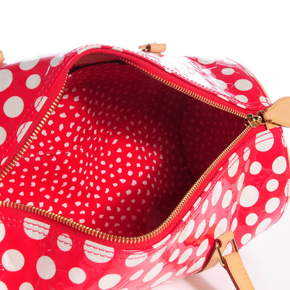Louis Vuitton Vernis Kusama Infinity Dots Papillon 30 Red 6 of 8