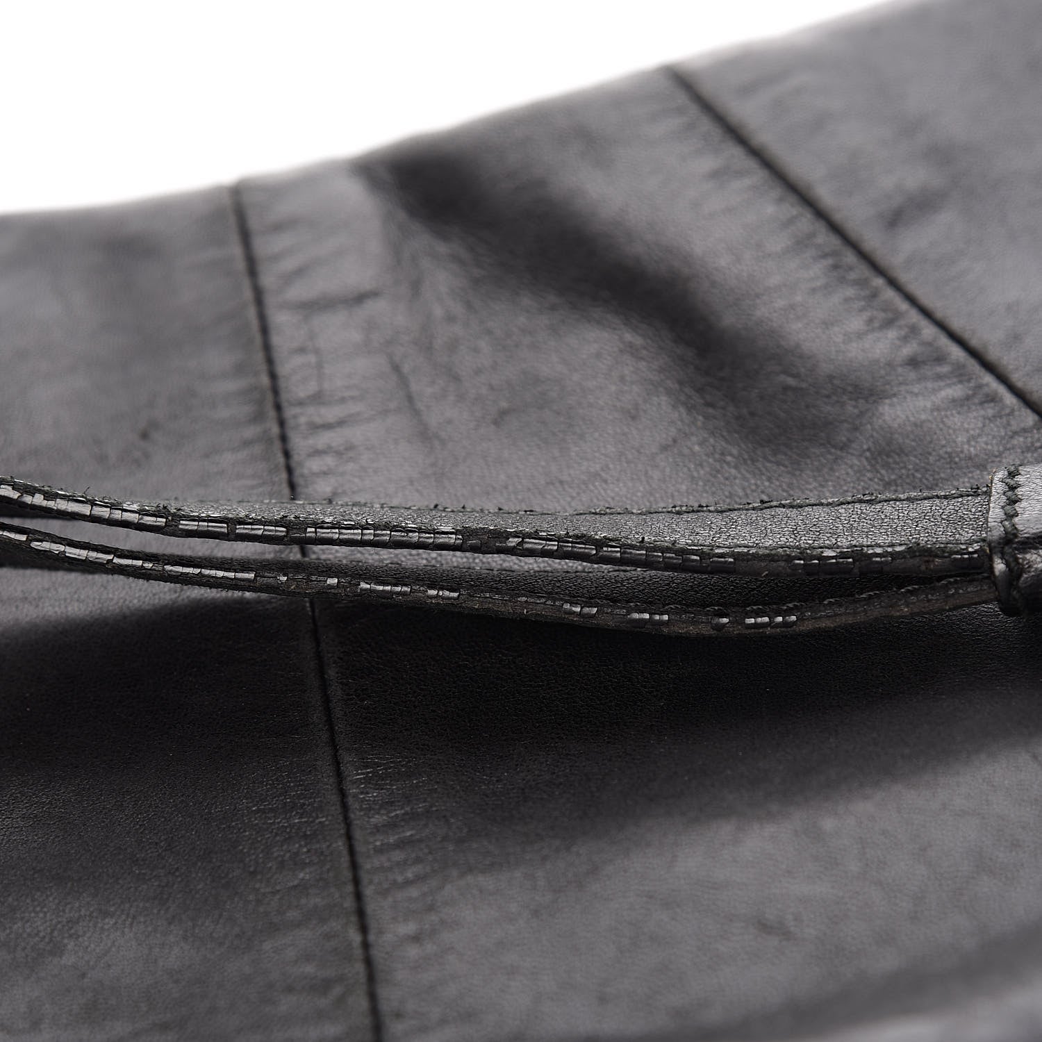 Saint Laurent Lambskin Horn Messenger Bag Black 14 of 17
