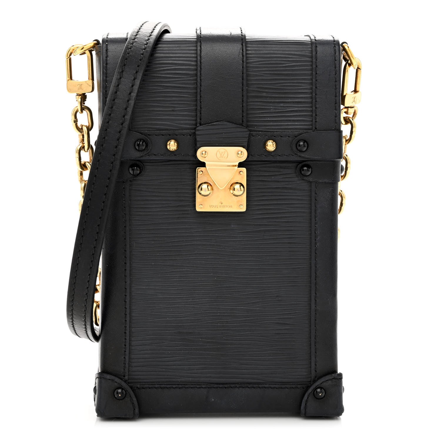 Louis Vuitton Epi Pochette Trunk Verticale Black 1 of 10