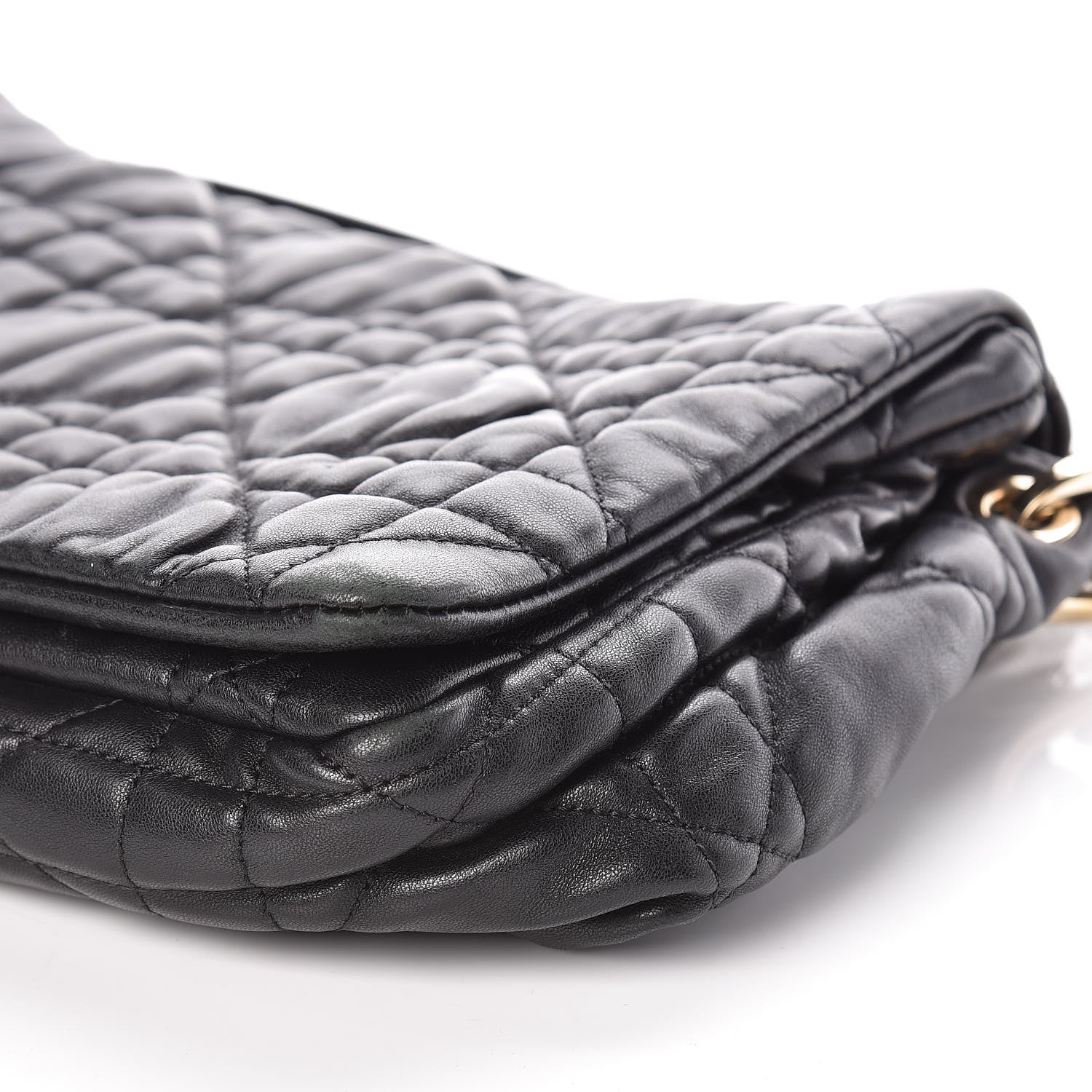 Christian Dior Lambskin Cannage Medium Delidior Flap Bag Black 12 of 12