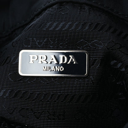 Prada Saffiano Tessuto Nylon Vela Bucket Wristlet Black 6 of 11