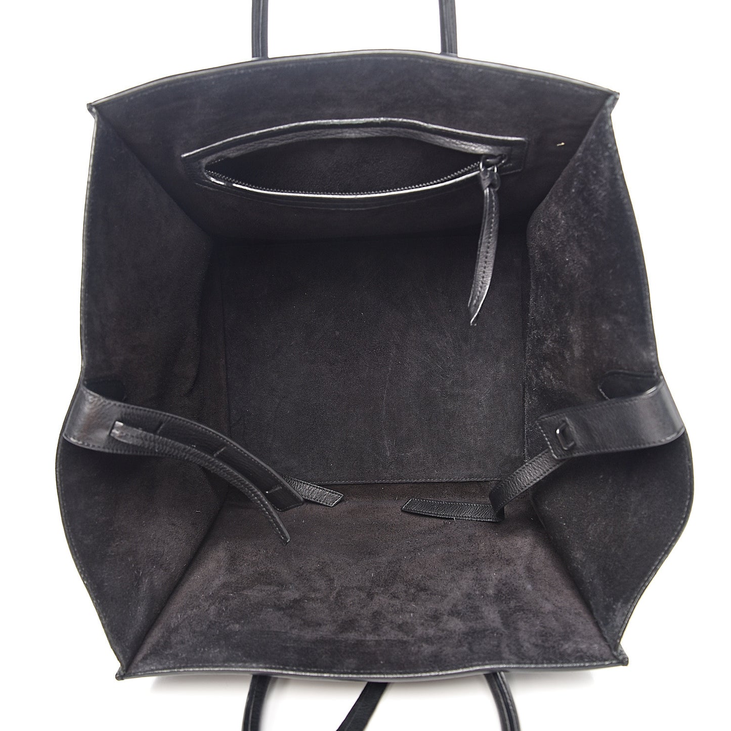 Supple Calfskin Medium Phantom Luggage Black