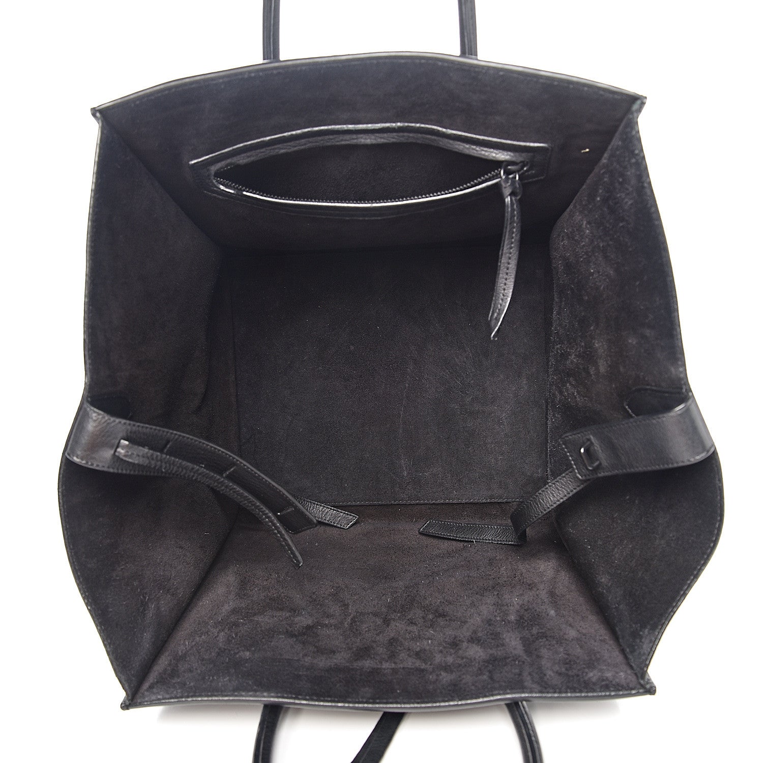 Celine Supple Calfskin Medium Phantom Luggage Black 4 of 10