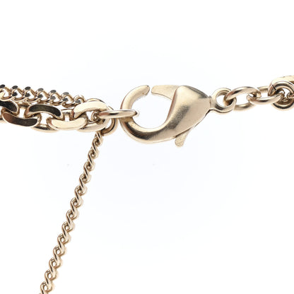 Chanel Crystal CC Multi Strand Chain Necklace Gold 5 of 7