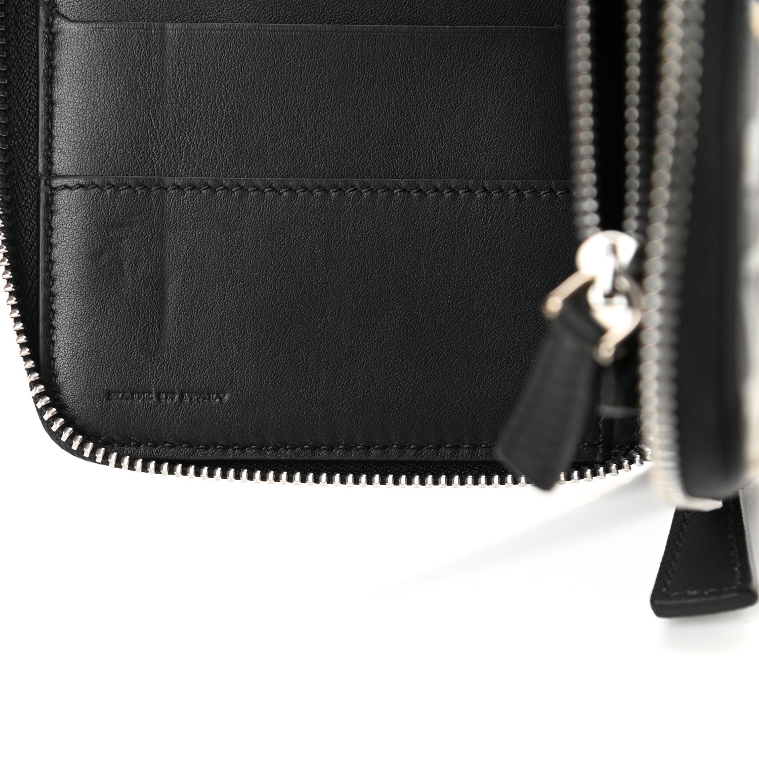 Burberry Trench Calfskin Splash Continental Wallet Black 7 of 13
