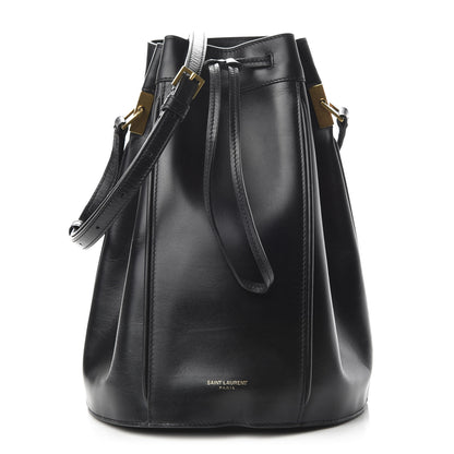 Saint Laurent Smooth Calfskin Medium Talitha Bucket Bag Black 1 of 10