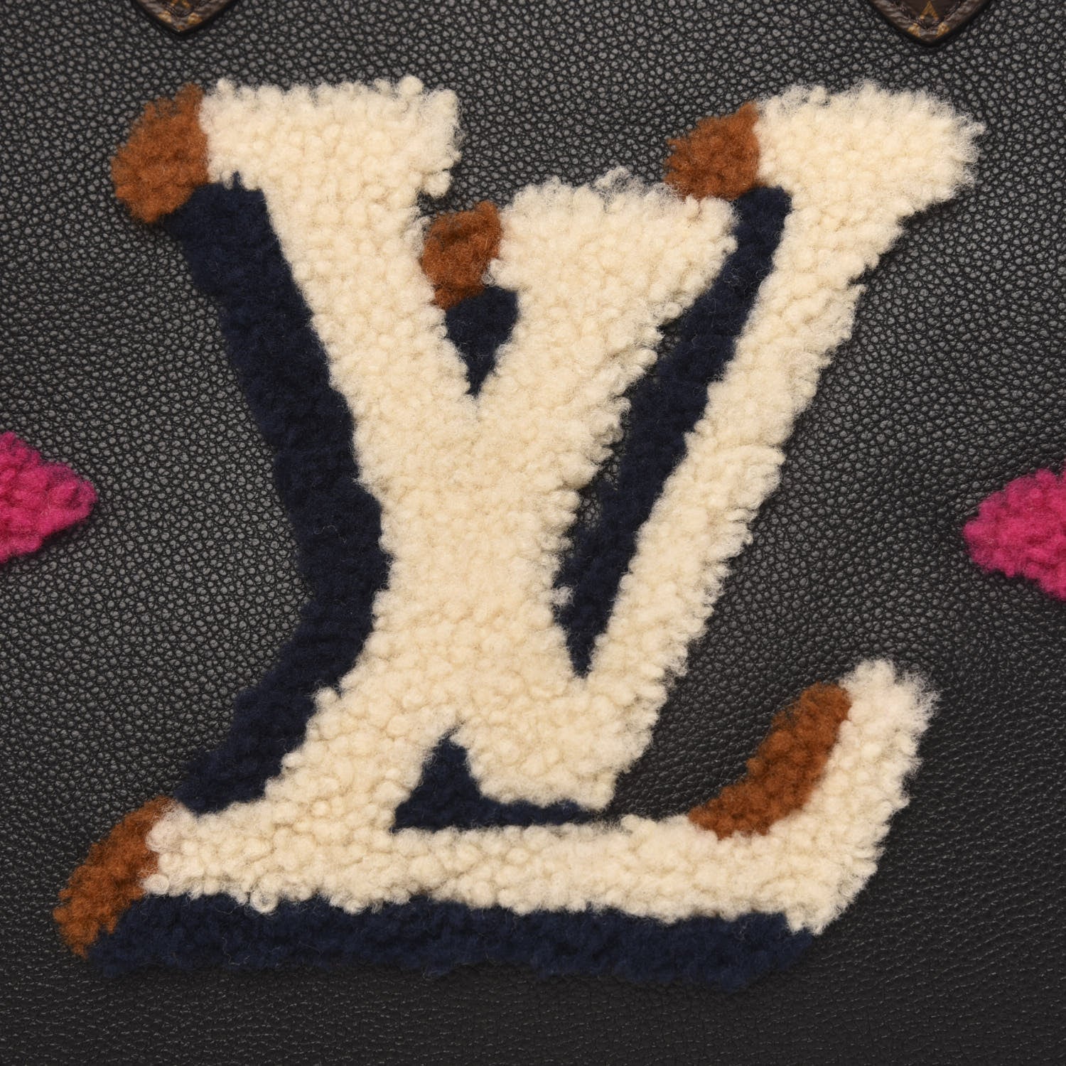 Louis Vuitton Calfskin Monogram Teddy Onthego GM Black 10 of 10