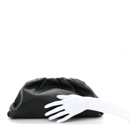 Bottega Veneta Smooth Butter Calf The Pouch Oversized Clutch Black 2 of 10
