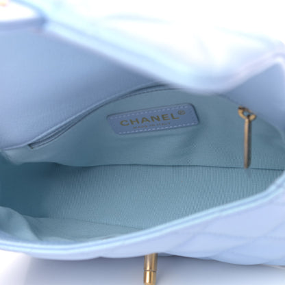 Chanel Iridescent Caviar Quilted Mini My Perfect Flap Light Blue 4 of 8
