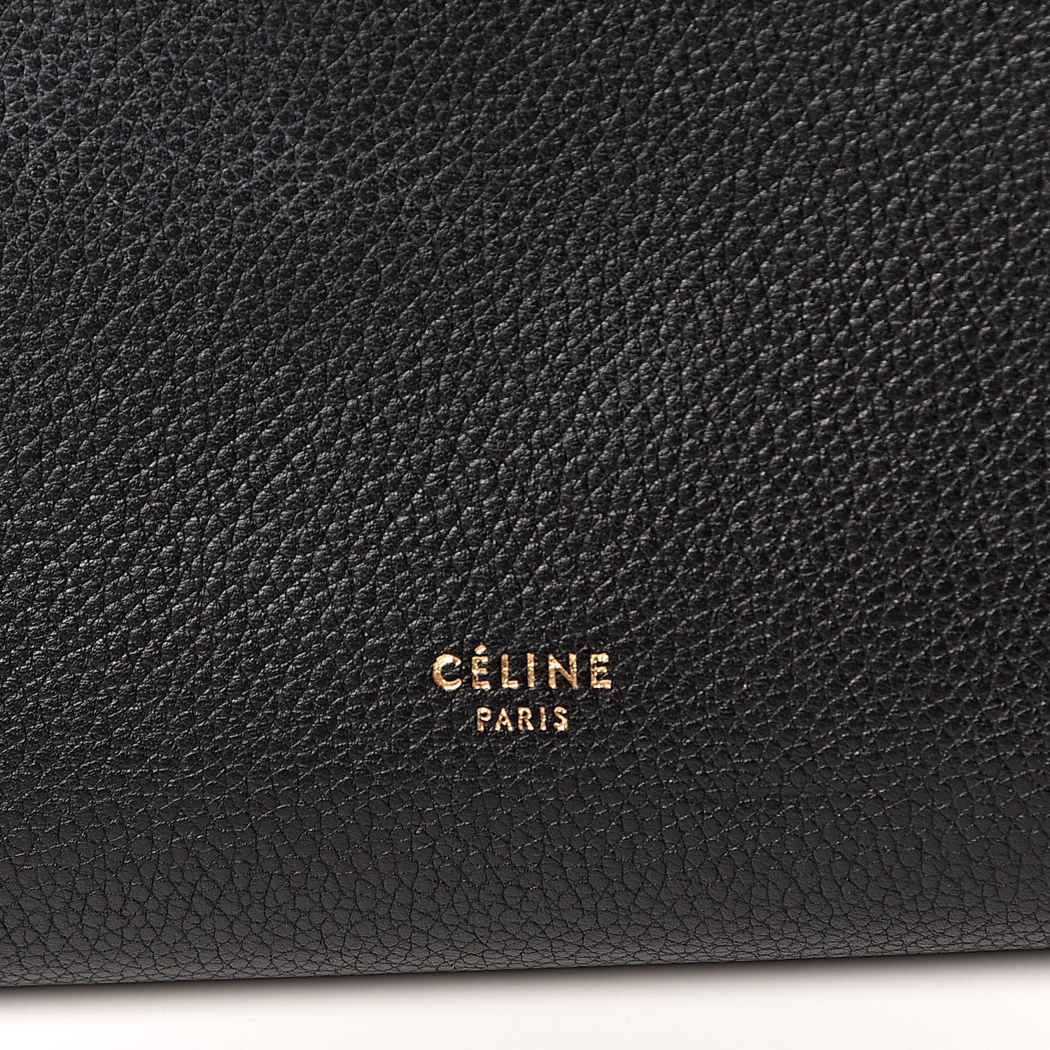 Celine Soft Grained Calfskin Small Sangle Bucket Bag Black 9 of 9