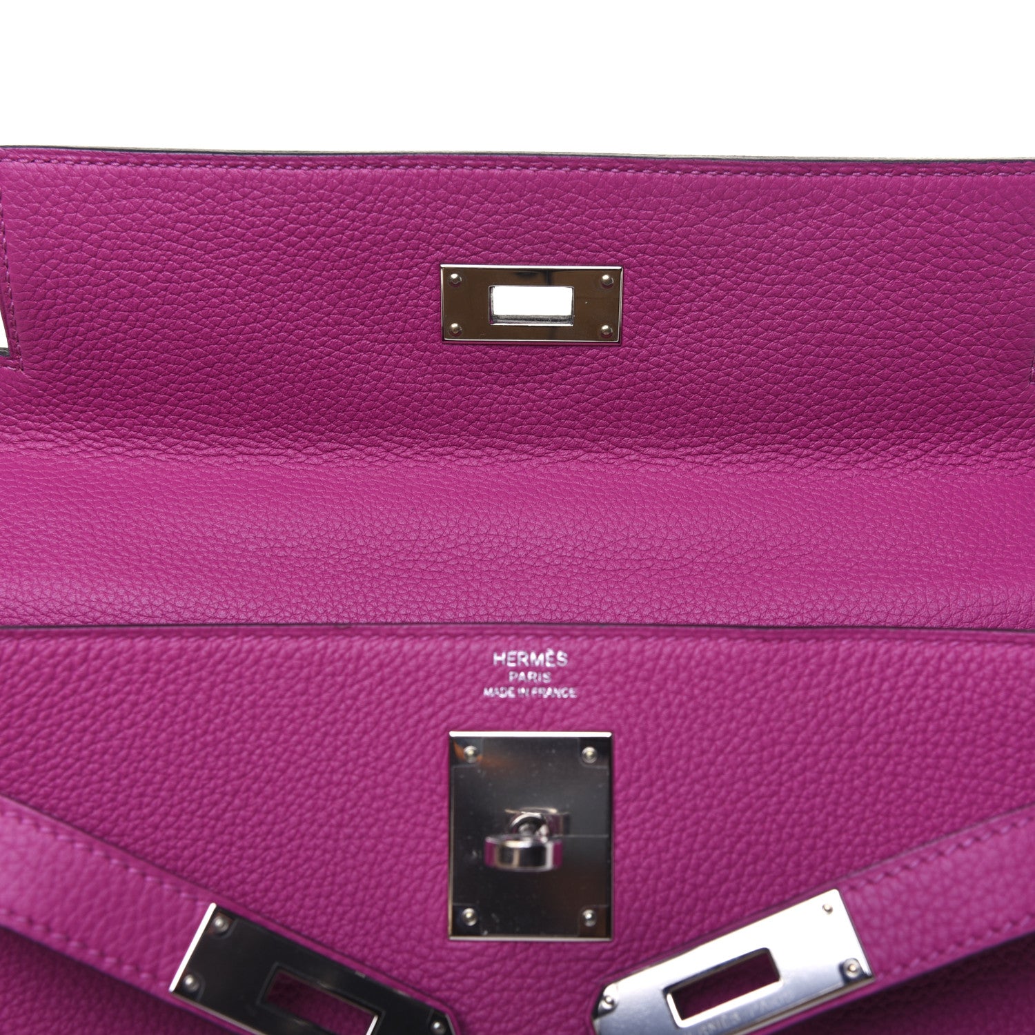 Hermes Togo Kelly Retourne 28 Rose Pourpre 18 of 42