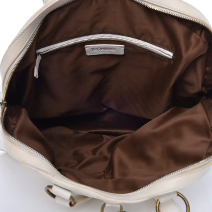 Saint Laurent Calfskin Oversized Muse White 5 of 25