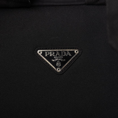 Prada Tessuto Nylon Montagna Double Buckle Backpack Black 9 of 10