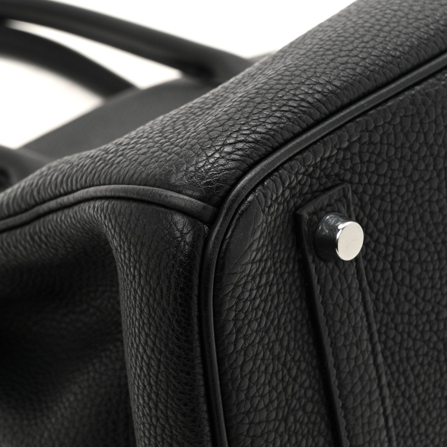 Hermes Taurillon Clemence Birkin 35 Black 11 of 17