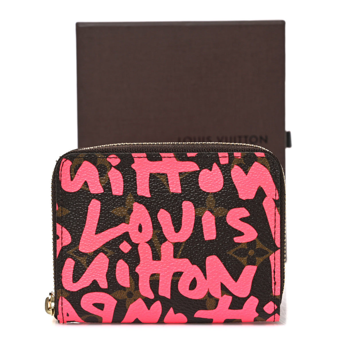 Louis Vuitton Monogram Graffiti Zippy Coin Purse Fuchsia 8 of 8