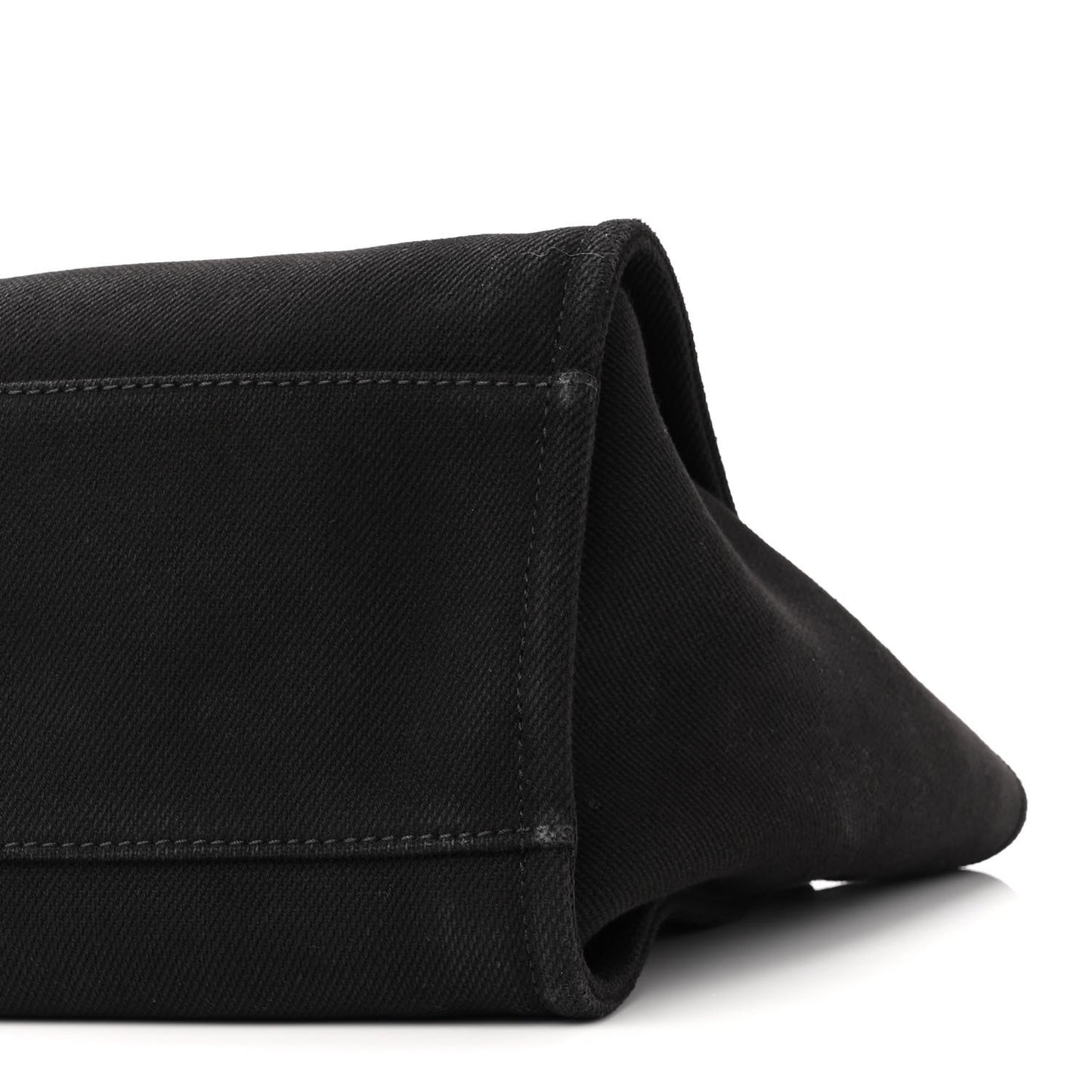 Canvas Pearl Medium Deauville Tote Black