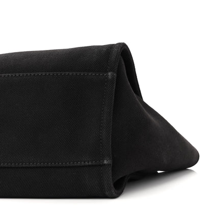 Chanel Canvas Pearl Medium Deauville Tote Black 9 of 10