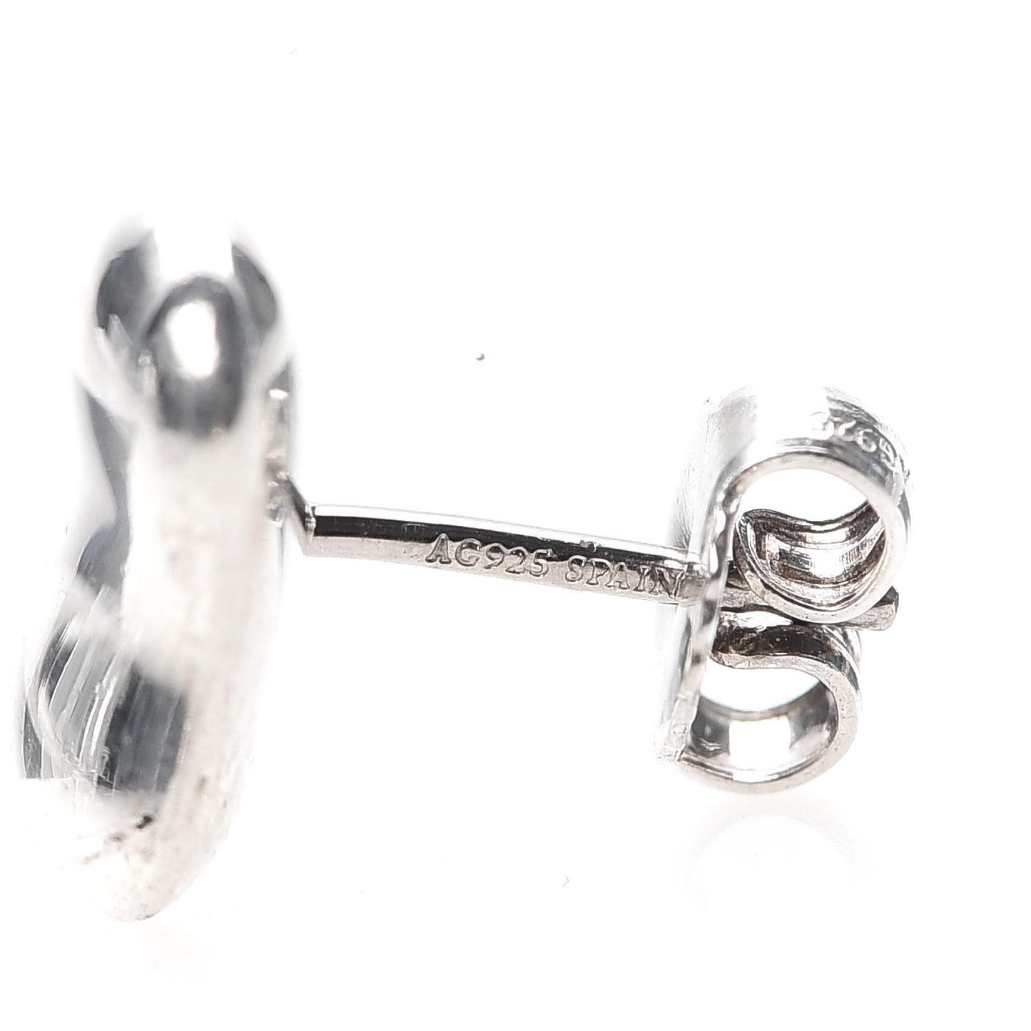 Sterling Silver 9mm Elsa Peretti Bean Earrings