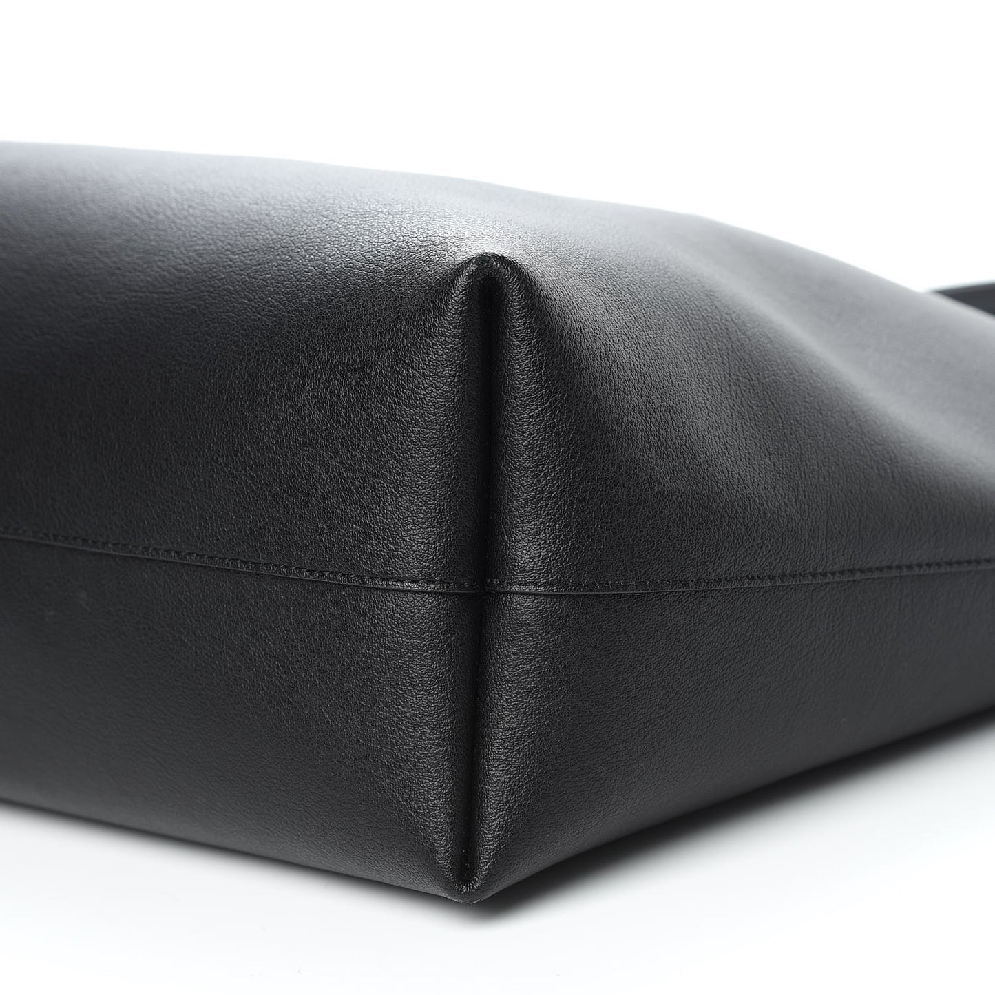 Calfskin Large Shopping Tote Black