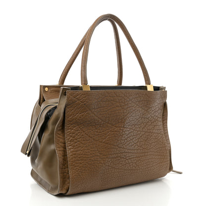 Chloe Pebbled Calfskin Dree Shoulder Bag Nut 3 of 12