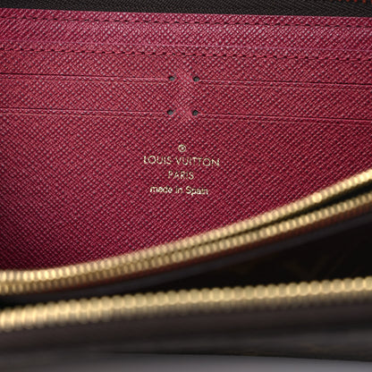 Louis Vuitton Monogram Clemence Wallet Fuchsia 6 of 8