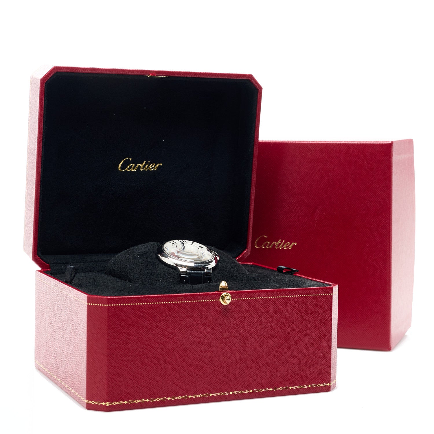 Cartier Stainless Steel Alligator 36mm Ballon Bleu De Cartier Automatic Watch 5 of 5