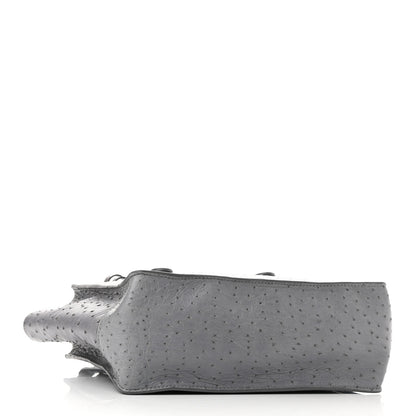 Valentino Garavani Ostrich To Be Cool Tote Grigio Perla 4 of 16