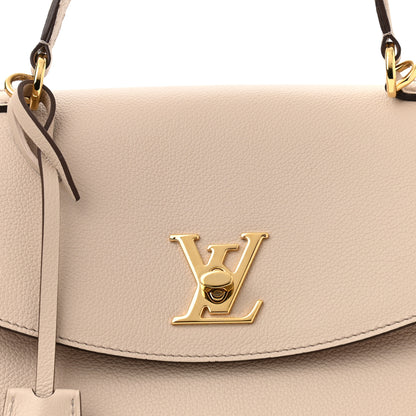 Louis Vuitton Soft Calfskin Lockme Ever MM Greige 7 of 9