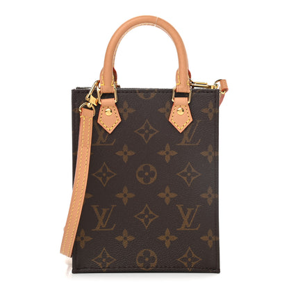 Louis Vuitton Monogram Petit Sac Plat 1 of 11