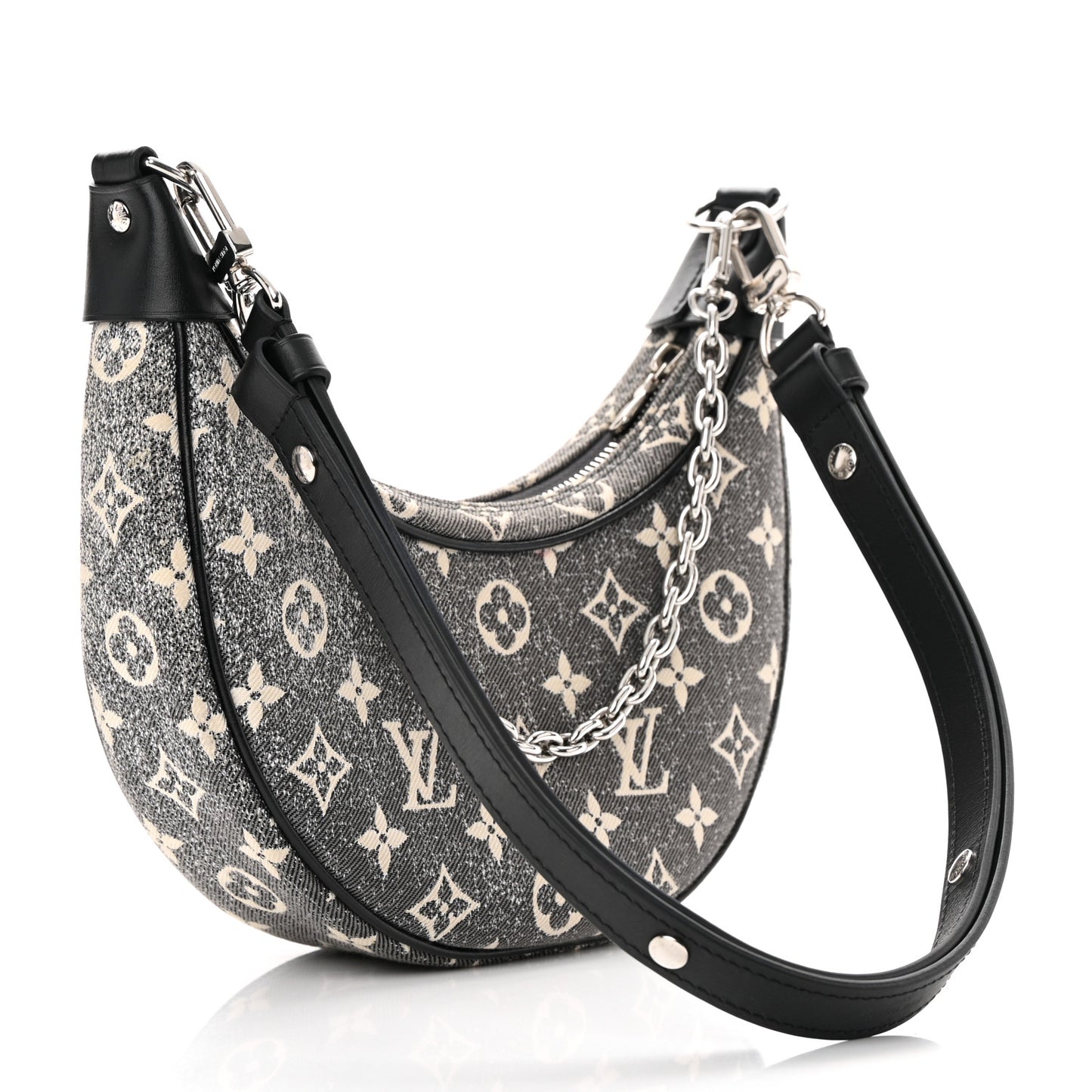 Monogram Jacquard Denim Loop Black