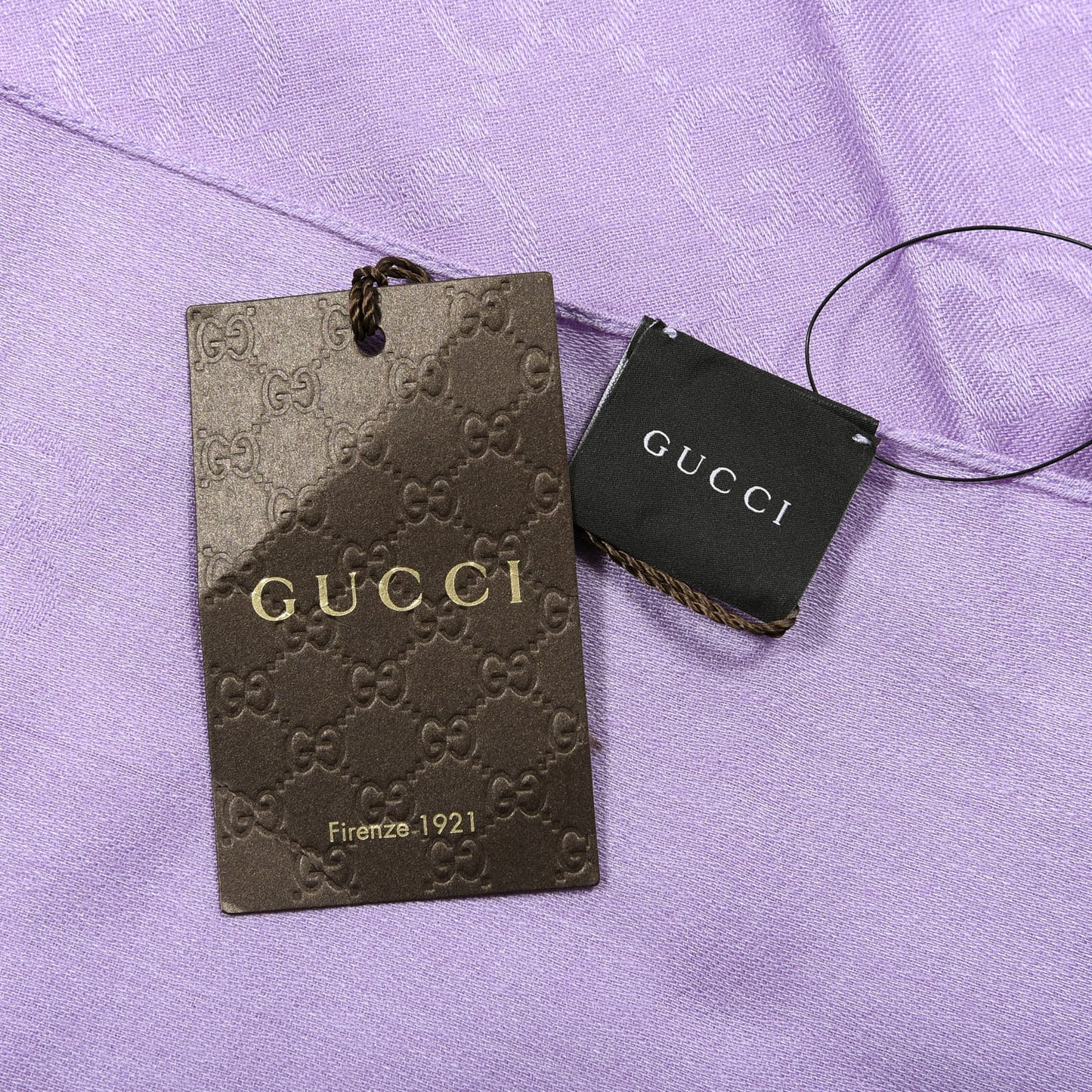 Wool Silk GG Monogram GGNat Plus Scarf Purple