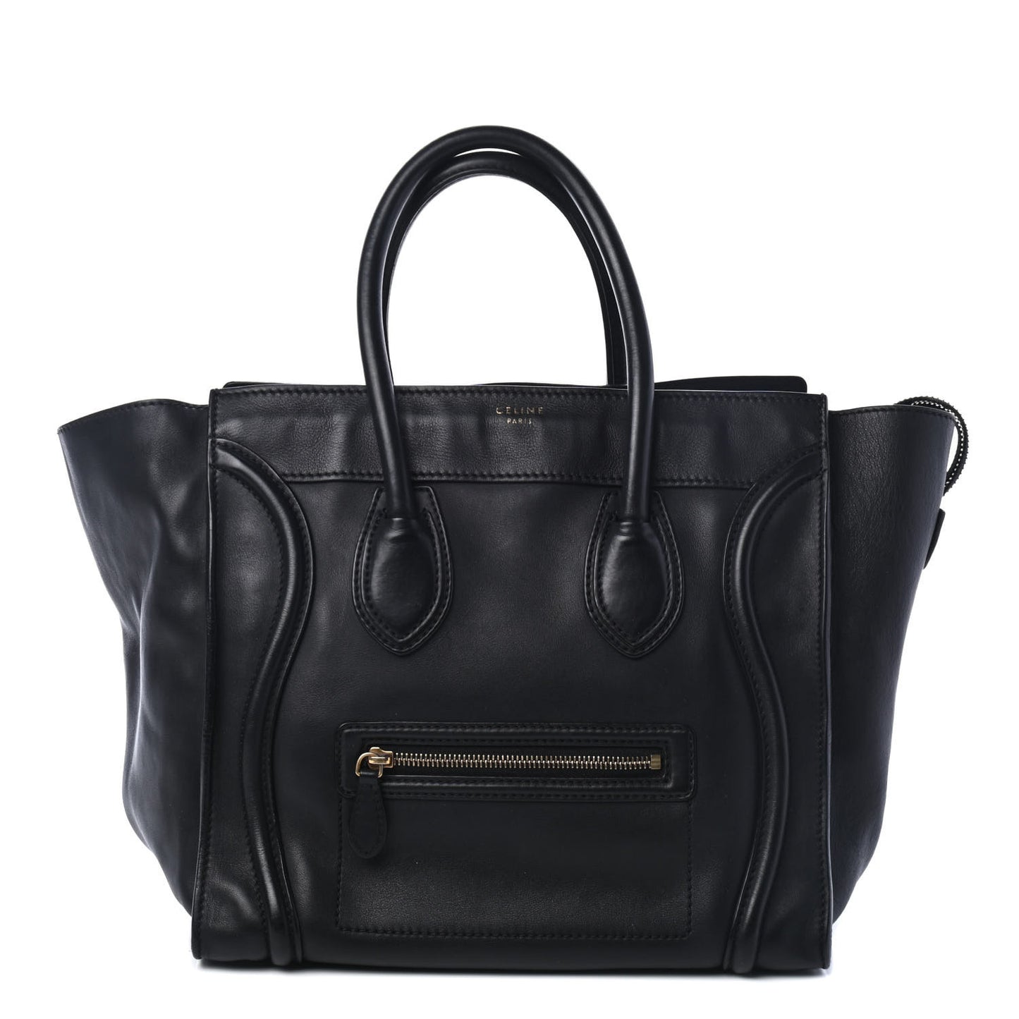 Smooth Calfskin Mini Luggage Black