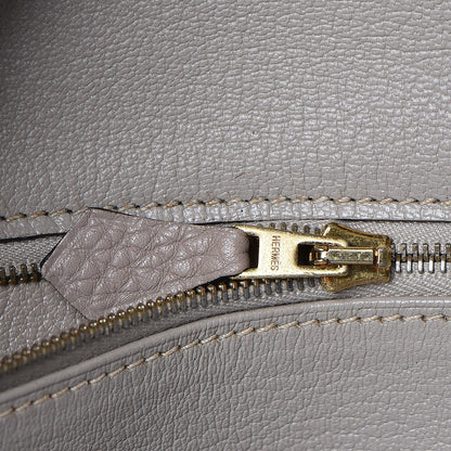 Hermes Togo Birkin 40 Gris Tourterelle 9 of 36