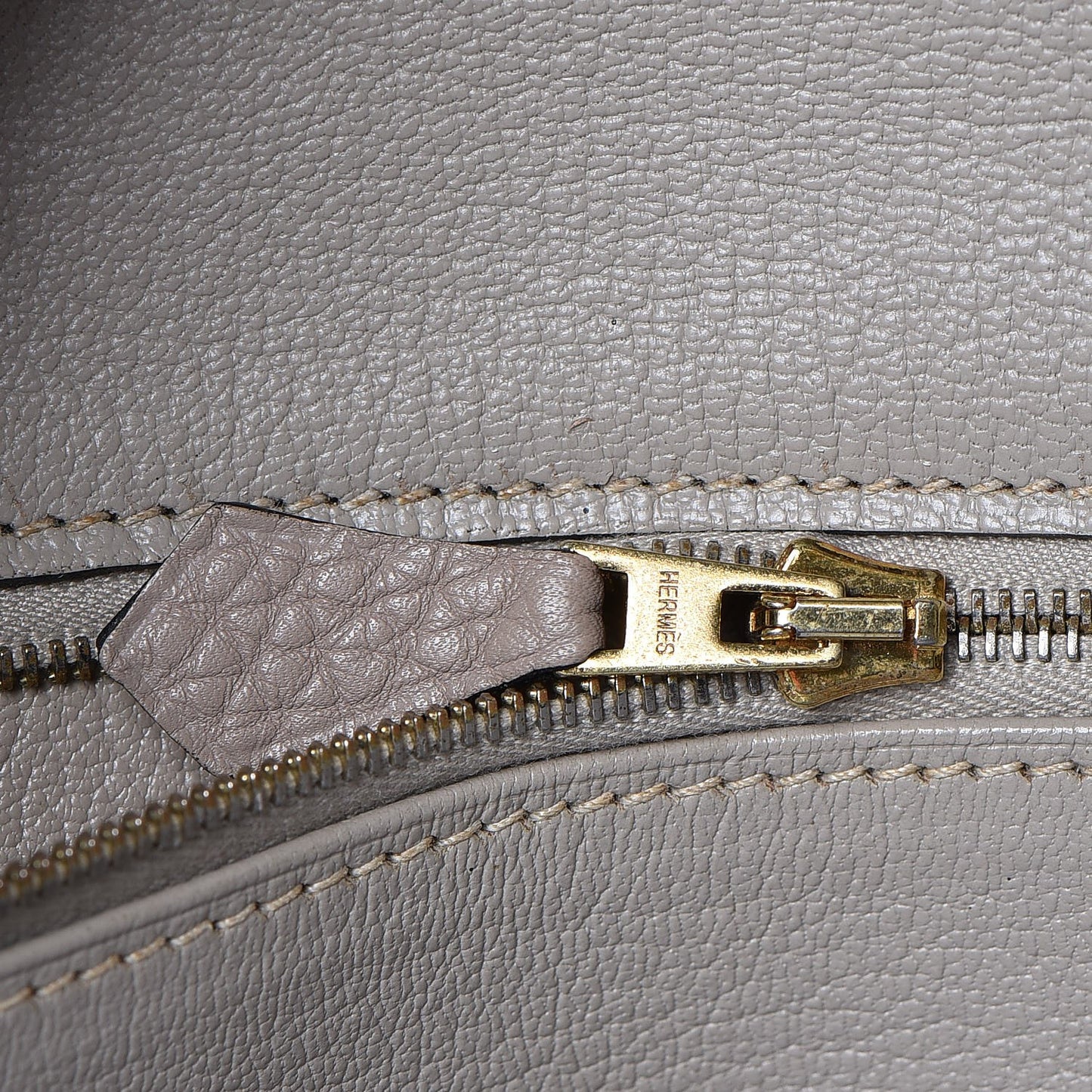Togo Birkin 40 Gris Tourterelle