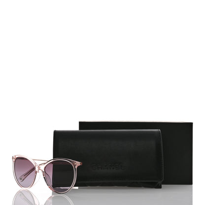 Chanel Acetate Pantos Cat Eye Sunglasses 5448-A Pink 8 of 8