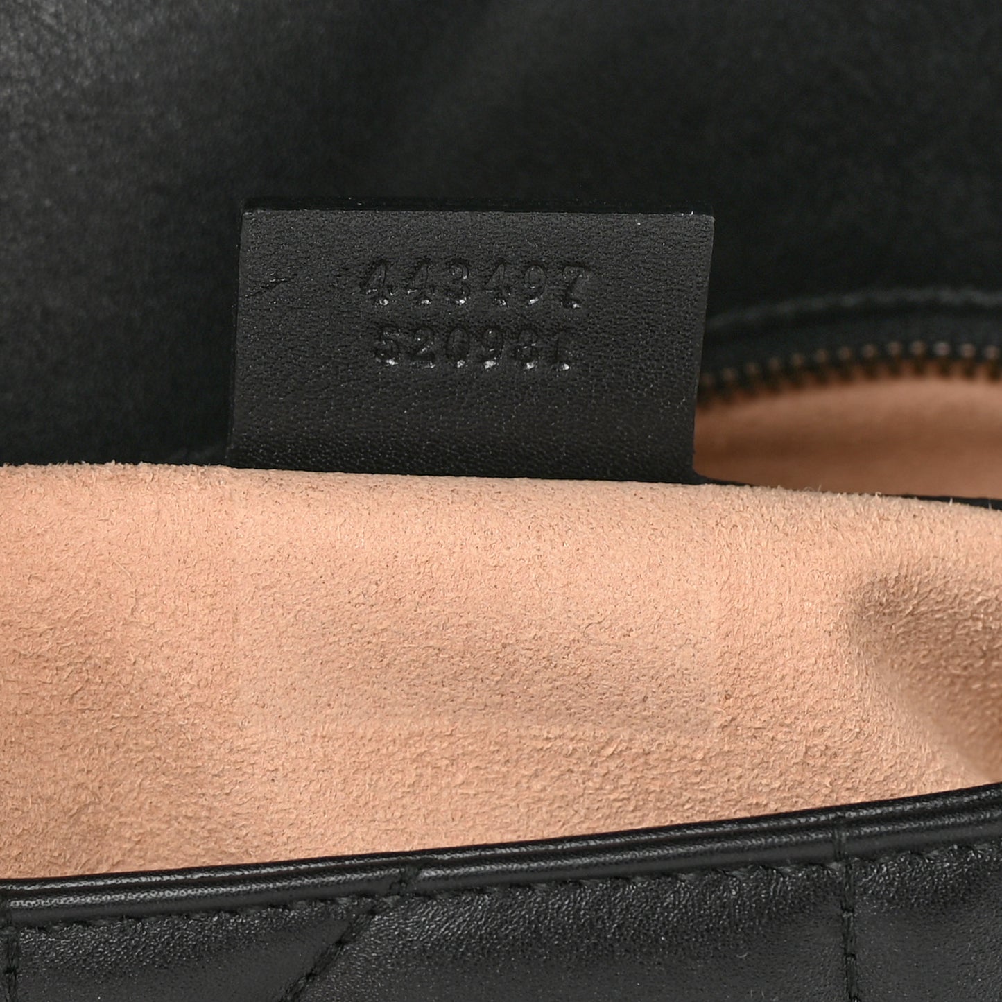 Calfskin Matelasse Studded Small Pearly GG Marmont Shoulder Bag Black