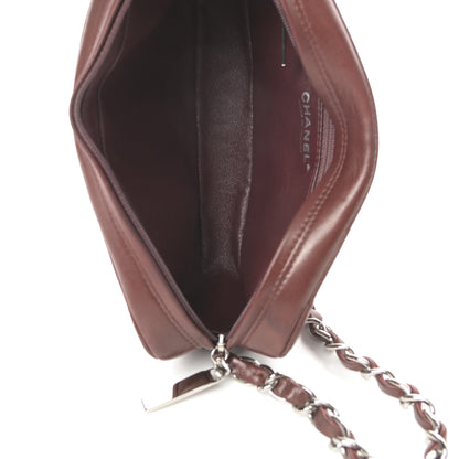 Chanel Lambskin Quilted Timeless Camera Case Burgundy 5 of 11