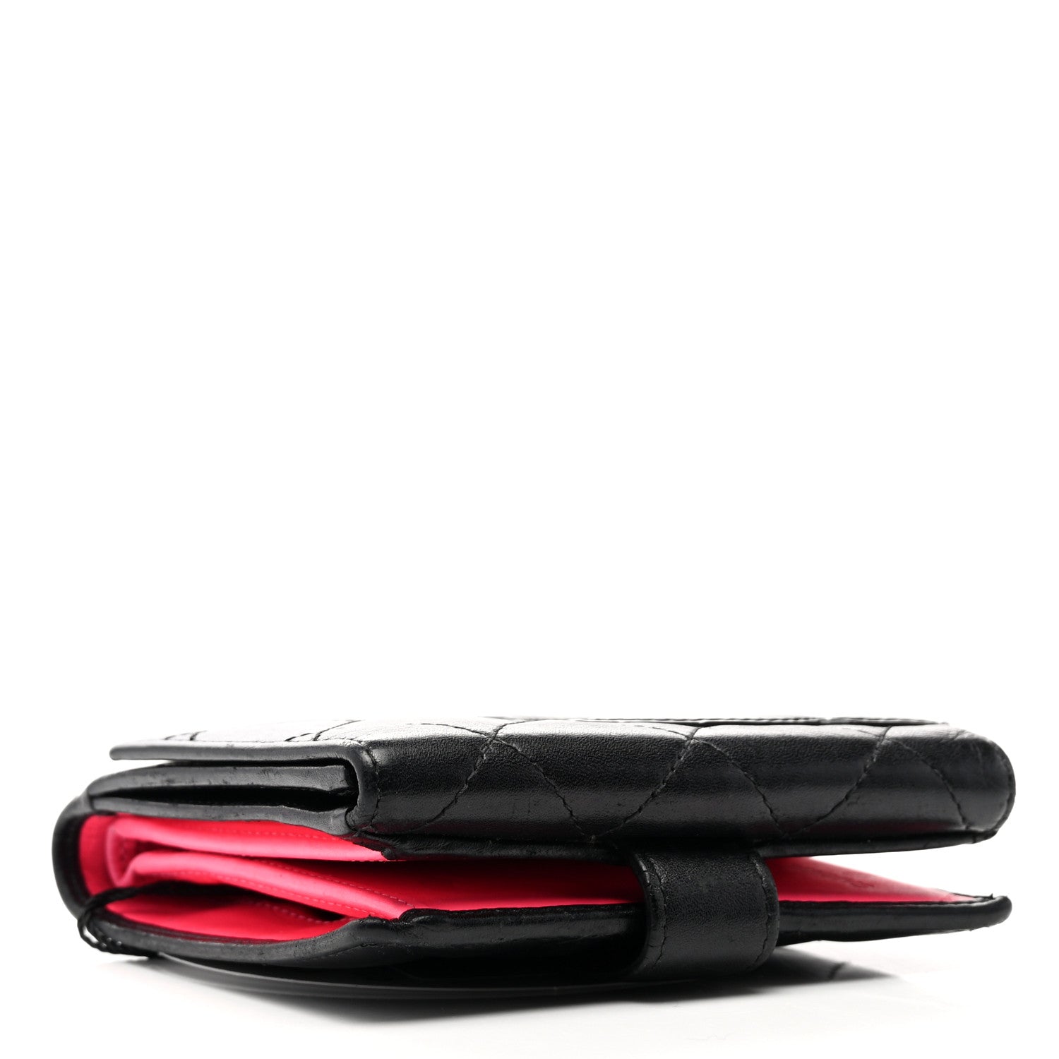 Chanel Lambskin Quilted Cambon Flap Wallet Black 4 of 10