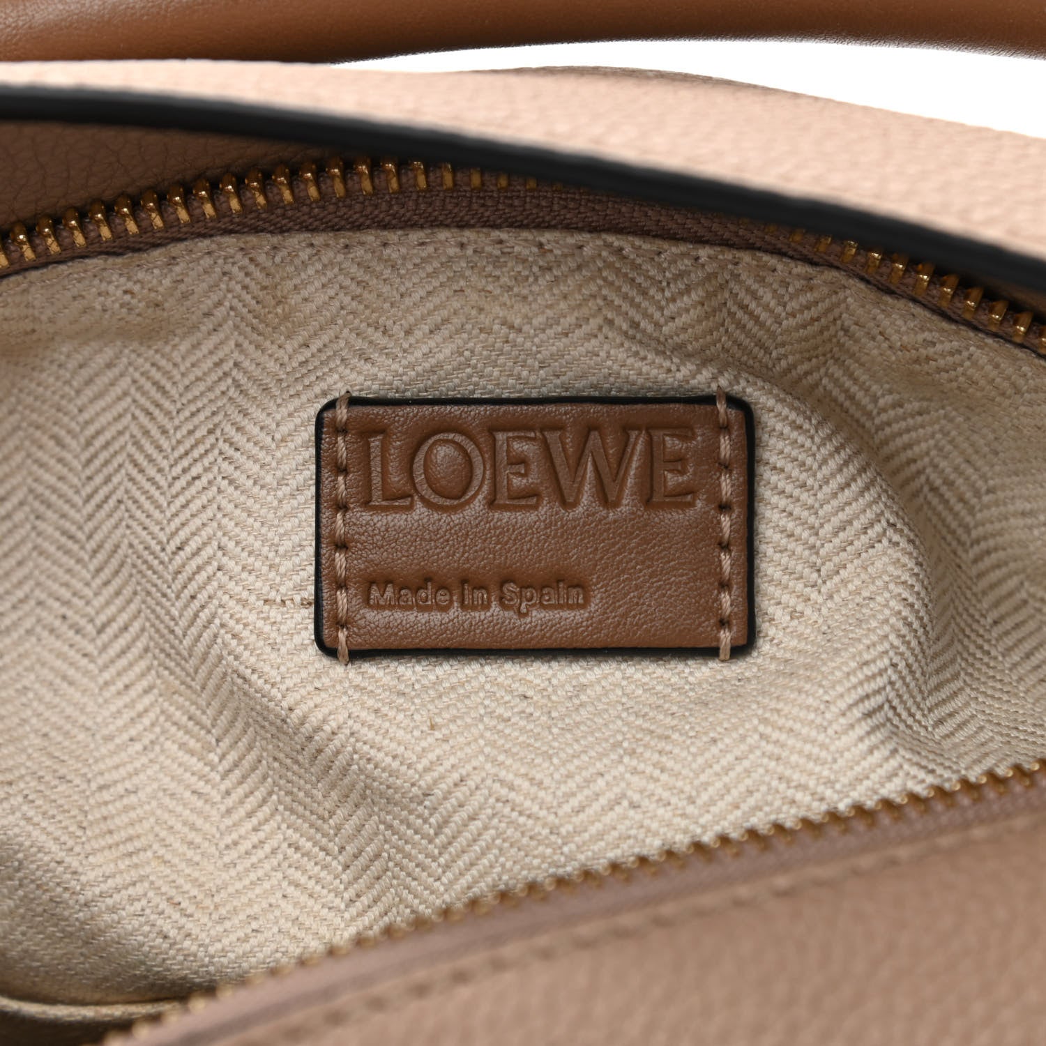 Loewe Grained Calfskin Small Puzzle Bag Sand Mink 6 of 8