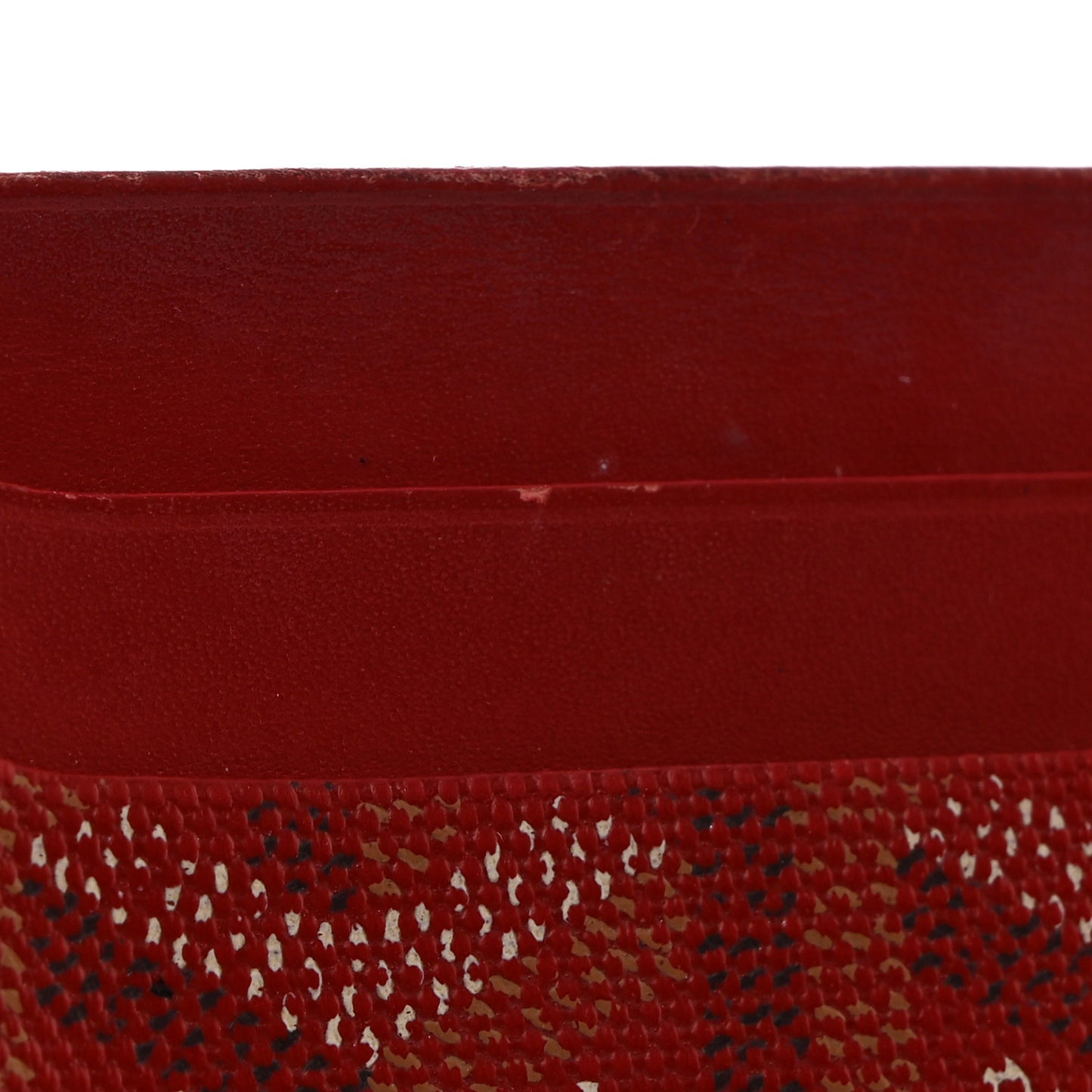 Goyardine Saint Sulpice Card Holder Red