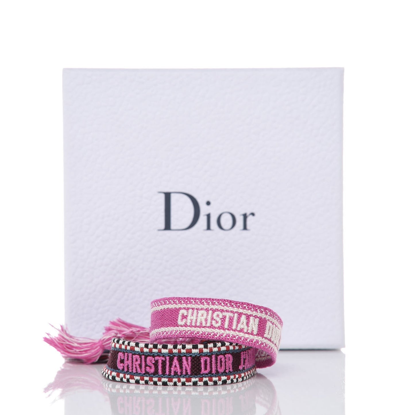 Woven Cotton J'Adior Friendship Bracelet Set Beige Multicolor