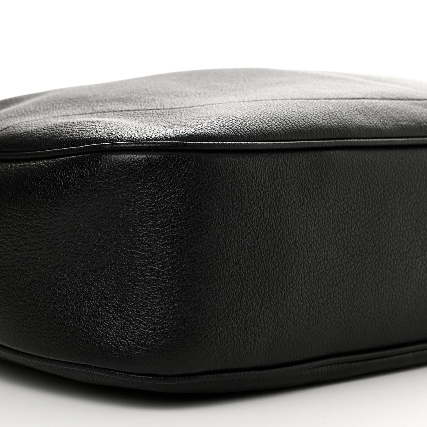 Goatskin Large Aphrodite Shoulder Bag Black